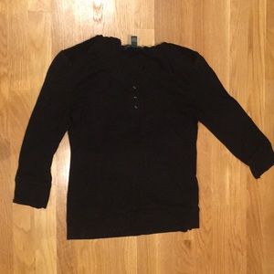 Ralph Lauren 3/4 Sleeve Hooded Shirt